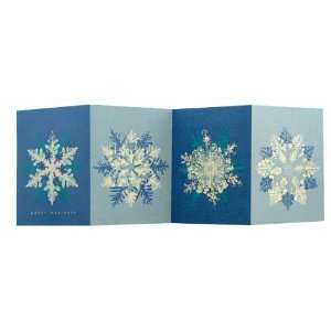   Holiday Cards, Snow Crystals, 10 Cards, Box: Health & Personal Care