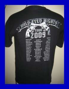 38 Special Wild Eyed Nights 2009 Tour T Shirt L  