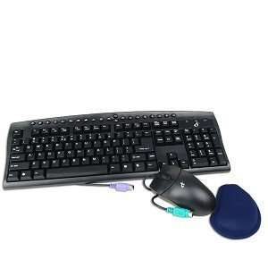  IConcepts PS/2 Multimedia Keyboard & PS/2 Mouse (Black 