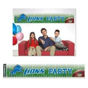  Detroit Lions NFL Party Banner: Sports & Outdoors