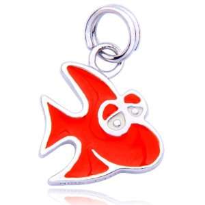  Sterling Silver Fish Charm Jewelry