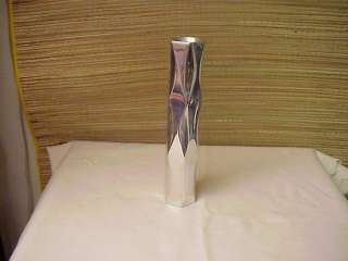 10.5 Tall Large Nambe Metal Candle Holder Vase 6125  