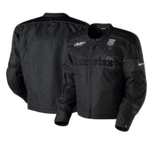  Scorpion Burnout Black Motorcycle Jacket   Size  Medium 