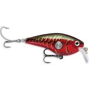  Rapala Clackin Crank 74 Fishing Lures, 2.75 Inch, Red 