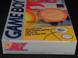 Nintendo Game Boy System / F 1 Race Value Pak New NIB Factory Sealed 