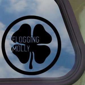  Flogging Molly Black Decal Irish Band Truck Window Sticker 