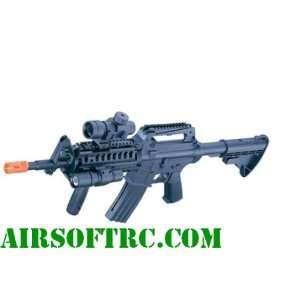  WELL Spring M16 Assault Rifle w/ Accessories FPS 250 Airsoft 