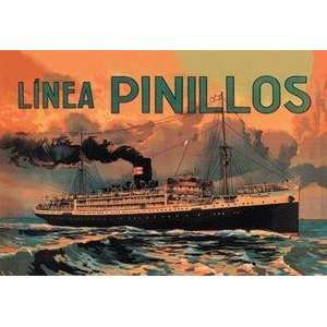  Vintage Art Pinillos Cruise Line   02489 5