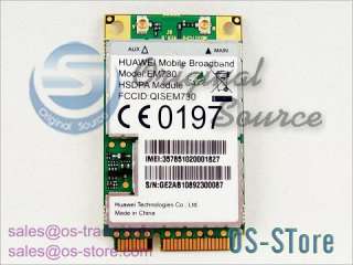 HuaWei EM730 3G WWAN GSM WCDMA Mini PCIe WLAN Card HSPA  