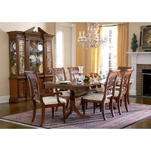  7pc Westbourne Maple Finish Solid Wood Dining Table 