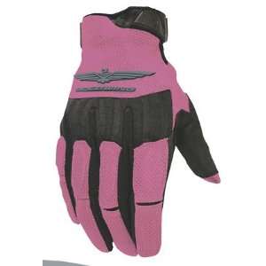  Joe Rocket Sm Pink/Black Womens Skyline Glove Everything 