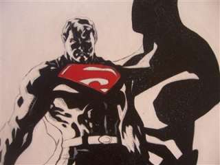 Other Superman Paintings we have undertaken on a commission basis 