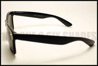 RETRO 80s Old School Style Sunglasses Super Black Lens BLACK New 