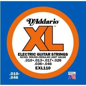  DAddario EXL110 XL Electric Guitar Strings (Regular Light 