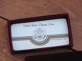 1983/4 United States Silver Dollars Olympics Two Coin Set  