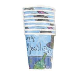  cups 8 pk 7 oz hot/cold new year   Case of 24 Kitchen 