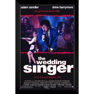  The Wedding Singer FRAMED 27x40 Movie Poster