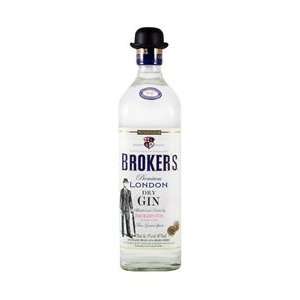  Brokers Premium London Dry Gin 750ml Grocery & Gourmet 