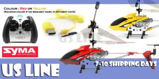Syma S107 GYRO mini micro 3ch rc helicopter RTF New ~ Fast Delivery 