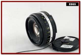 Nikon 50mm f/1.8 Series E AIS Manual Focus Lens   READ AS IS   E865 