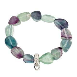 New Jewelry Natural Stone Beads Fluorite Bracelet Gift  