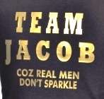 TEAM JACOB KIDS BLACK T SHIRT WITH GOLD AGE 9 11  