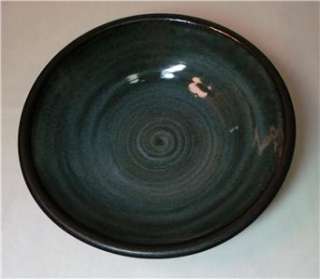   studio pottery bowl mid century modern Bellingham potter large  