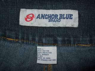 DESCRIPTION : Anchor Blue Brand Dark Denim Jeans Mini Shorts Sz 3