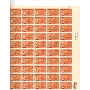  Pa Rifle Full Sheet of 50 X 6 Cent Us Postage Stamps Scot 