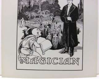 MAGICIAN EDDIE MCGUIRE WINDOW CARD  