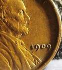 1909 P Lincoln Wheat Cent Penny   D/D Rim  Razor Sharp