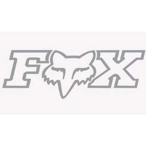  Fox Racing FheadX TDC Sticker 6 Silver: Automotive
