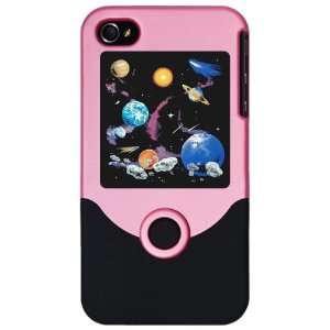   or 4S Slider Case Pink Solar System And Asteroids 