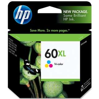 HP GENUINE 60XL TriColor Ink (RETAIL BOX) Deskjet Photosmart Envy 60 