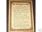 13 ORIGINAL RULES OF GOLF Circa1745​, Scotland Parch​ment