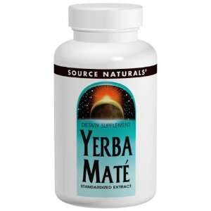  SOURCE NATURALS Yerba Maté Standardized Ext 600mg 180 TAB 