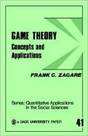 Game Theory, (0803920504), Frank C. Zagare, Textbooks   