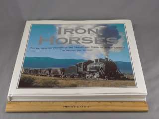 DTD   RAILROAD BOOK   COURAGE BOOKS IRON HORSES   MICHAEL DEL VECCHIO 