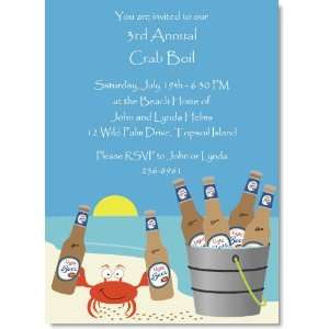  Crabby The Beer Thief Party Invitations