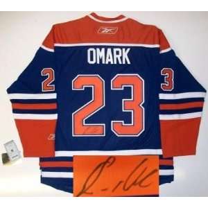 Linus Omark Autographed Jersey   Real Rbk
