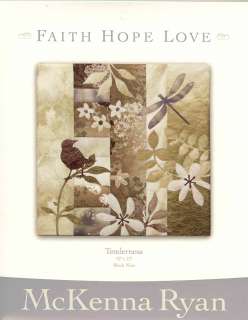 MCKENNA RYAN FAITH, HOPE, LOVE APPLIQUE PATTERN #9  