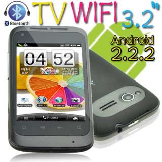 Android 2.2.2Unlocked Dual Sim Analog TV/WIFI Mobile Smart Cell 