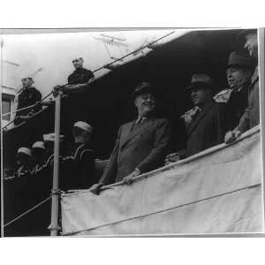  President Franklin Delano Roosevelt,USN ship,c1943
