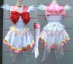 Sailor Moon Chibi Moon Cosplay Costume W/ Glove Kostüme  