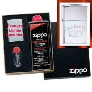  Jack Daniels Old No. 7 Polished Chrome Zippo Lighter 
