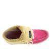Sperry Womens Ankle Boots Abacos Hot Pink Coated Leather  