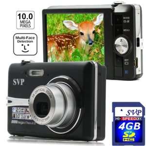   ISO 1000 Digital Camera (SVP 4GB SDHC Card Included)