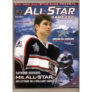  2001 NHL all Star Game Program Colorado 