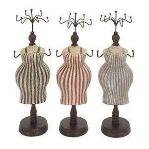   94575 Set of 3 Parisian Mannequin Jewelry Holder Stand: Home & Kitchen