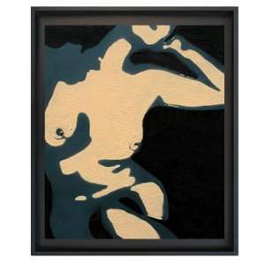  Framed Oil Painting   Female Form